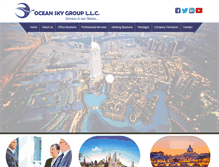 Tablet Screenshot of oceanskygroup.com
